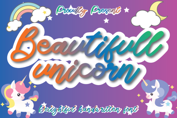 Beautifull Unicorn: A Handwritten Font for Elegant Web Design