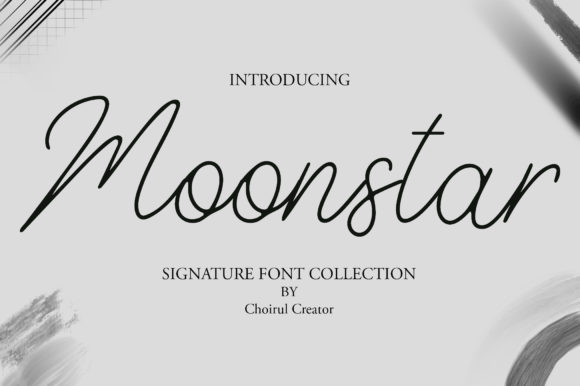 Bring Elegance to Your Creations with Moonstar Font