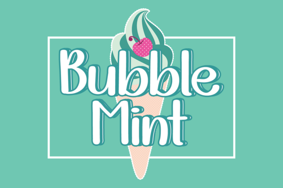 Bubble Mint: A Whimsical Handwritten Font for Engaging Visuals