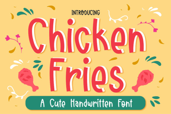Chicken Fries: A Whimsical Font for Editorial Charm