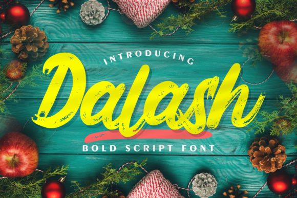 Discover Dalash: A Beautiful Handwritten Font for Editorial Design