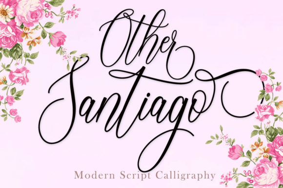 Discover the Elegance of Other Santiago: A Graceful Script Font