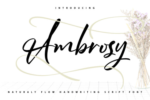 Discovering Ambrossy: The Perfect Script Font for Editorial Design