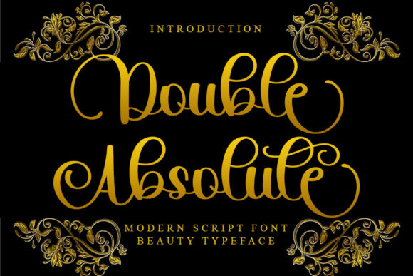 Double Absolute: Elevate Your Brand with a Dazzling Handwritten Font