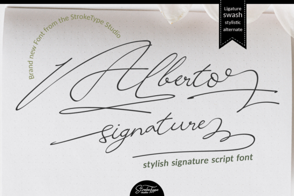 Enhance Your Brand with Alberto Signature Font