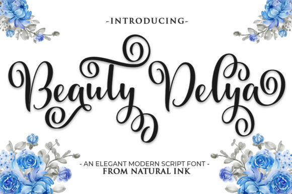 Enhance Your Brand with Beauty Delya: A Graceful Script Font