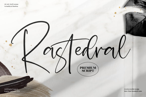 Enhance Your Brand with Rastedral: A Versatile Script Font