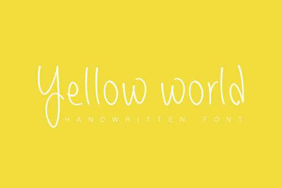 Enhance Your Brand with Yellow World Font
