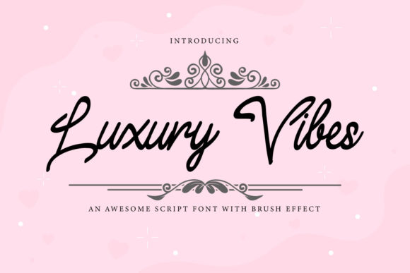 Enhance Your Campaign with Luxury Vibes Font