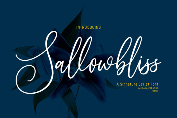 Enhance Your Editorial Design with Sallowbliss Font
