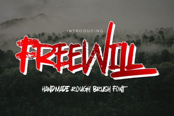 Freewill: A Handmade Brush Font for Creative Branding