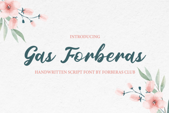Gas Forberas: A Premium Script Font for Web Design