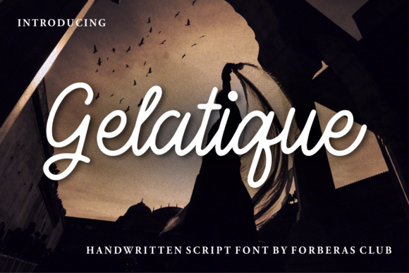 Gelatique: A Script Amp Font for Elegant Branding
