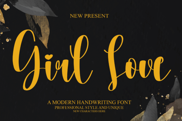 Girl Love: A Delicate Script Font for Elegant Branding