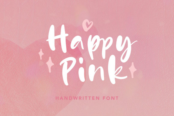 Happy Pink: A Clean and Friendly Handwritten Font