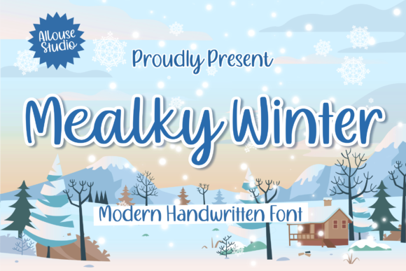 Mealky Winter: A Delightful Handwritten Font for Creative Projects