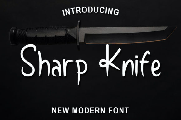 Sharp Knife: A Handwritten Font for Editorial Elegance