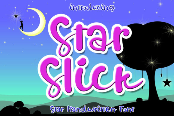 Star Slick: A Chic Handwritten Font for Editorial Elegance