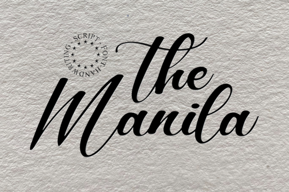 The Manila: A Whimsical Script Font for Engaging Designs