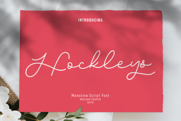 Transform Your Brand with Hockleys: A Graceful Script Font