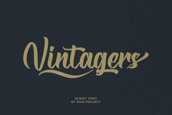 Vintagers: A Vintage Script Font for Elegant Web Design
